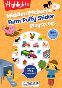 Farm Hidden Pictures Puffy Sticker Playscenes