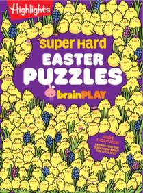 Super Hard Easter Puzzles Brainplay: Easter Puzzle and Activity Book with Over 75 Brain-Teasing Mazes, Logic Games, Hidden Object Puzzles and More for