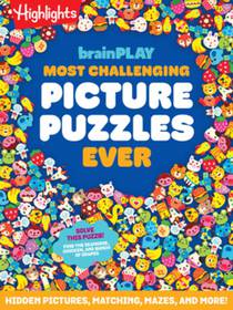 Brainplay Most Challenging Picture Puzzles Ever: 144 Pages of Visual Puzzles and Brain Teasers for Kids 7 and Up, Hidden Pictures Puzzles, Mazes, Ridd