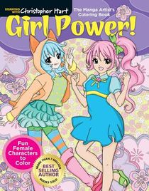 Manga Artist's Coloring Book: Girl Power! voorzijde