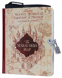 Harry Potter: Marauder's Map Lock and Key Diary voorzijde