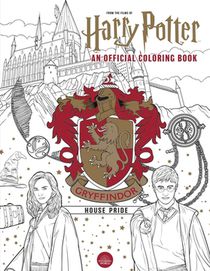 Harry Potter: Gryffindor House Pride: The Official Coloring Book voorzijde