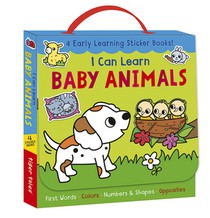 I Can Learn Baby Animals Boxed Set: 4 Early Learning Sticker Books!