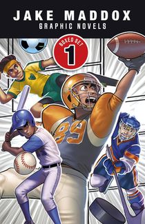 Jake Maddox Graphic Novels Boxed Set 1: Comeback Catcher, Daydream Receiver, Home Ice Rivals, Soccer Superstar