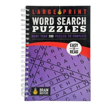 Large Print Word Search Puzzles Purple: More Than 200 Puzzles to Complete