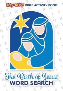 The Birth of Jesus Word Search: Itty-Bitty Bible Activity Book (Pk of 6)
