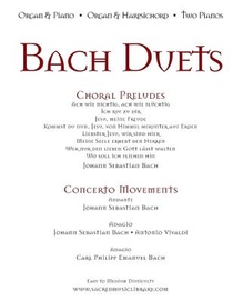 Bach Duets: Organ & Piano - Organ & Harpsichord - 2 Pianos