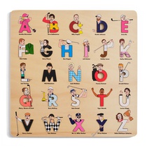 Golf Legends Wooden Alphabet Puzzle