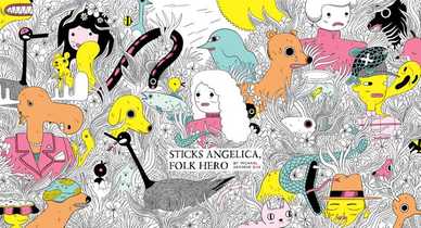 Sticks Angelica, Folk Hero voorzijde