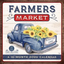 Hopper Studios: Farmer's Market 2026 12 X 24 Inch (Hanging)