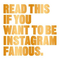 Read This If You Want to Be Instagram Famous voorzijde