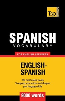 Spanish vocabulary for English speakers - 9000 words