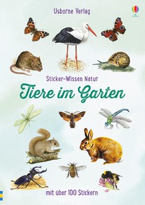 Sticker-Wissen Natur: Tiere im Garten voorzijde