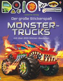 Der große Stickerspaß: Monstertrucks