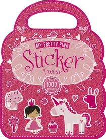 My Pretty Pink Sticker Purse voorzijde