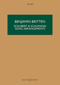 Schubert & Schumann Song Arrangements: For Chamber Orchestra