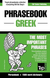 English-Greek phrasebook and 1500-word dictionary