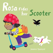 Rosa Rides her Scooter voorzijde