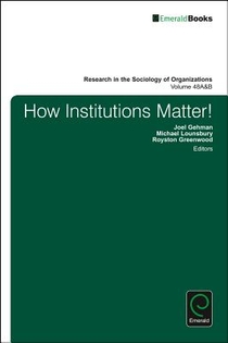 How Institutions Matter! voorzijde