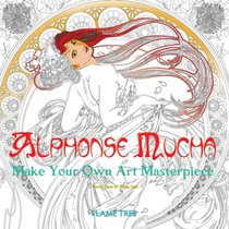 Alphonse Mucha (Art Colouring Book) voorzijde