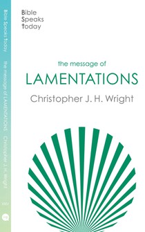 The Message of Lamentations voorzijde