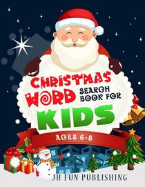 Christmas Word Search Book For Kids Ages 6-8