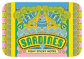 Sardines Fishy Sticky Notes