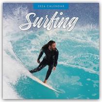 Surfing 2026 Square Wall Calendar