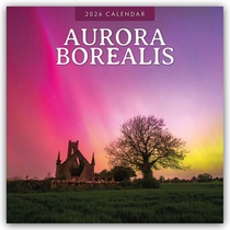 Aurora Boraelis - Northern lights 2026 Square Wall Calendar
