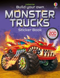 Build Your Own Monster Trucks Sticker Book voorzijde