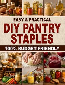 Easy & Practical DIY Pantry Staples: 100% Budget-Friendly Homemade Staples Made from Scratch to Shop Only Once a Month, Stock Up for Long-Term Storage