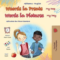 Words in Pictures - My Day (Afrikaans English Bilingual Children's Book)