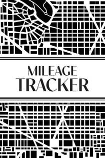 Mileage Tracker (Urban Map Black and White)