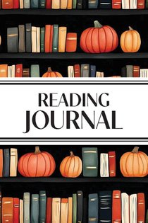 Reading Journal (Watercolor Pumpkins in Bookshelves)