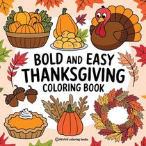 Bold & Easy Thanksgiving Coloring Book