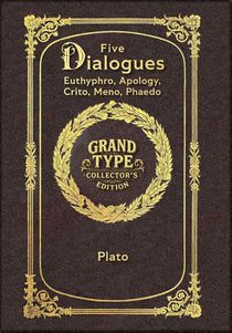 Large Print - Five Dialogues - Grand Type Collector's Edition - Matte Hardcover with Dust Jacket