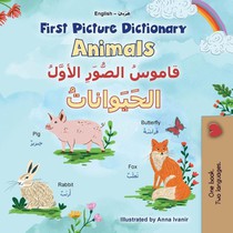 First Picture Dictionary - Animals (English Arabic Bilingual Children's Book)