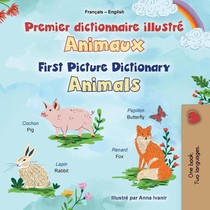 First Picture Dictionary - Animals (French English Bilingual Children's Book)