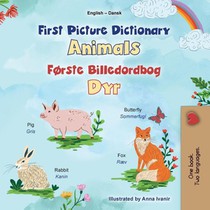 First Picture Dictionary - Animals (English Danish Bilingual Children's Book)