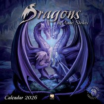 Dragons by Anne Stokes Wall Calendar 2026 (Art Calendar)