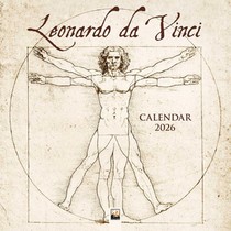 Leonardo da Vinci Wall Calendar 2026 (Art Calendar)