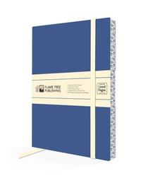 Dark Blue & Cream Artisan Paperback Notebook