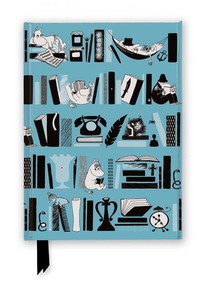 Moomin Bookshelves: Pale Blue (Foiled Journal)