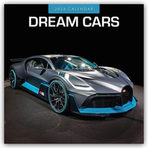 Dream Cars 2026 Square Wall Calendar