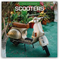 Scooters 2026 Square Wall Calendar