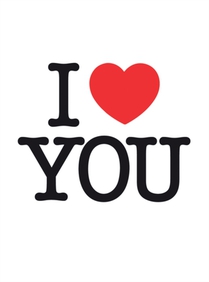 I Love You voorzijde