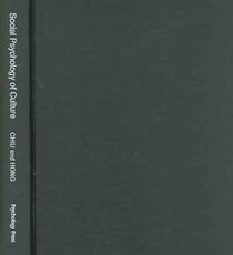 Social Psychology of Culture