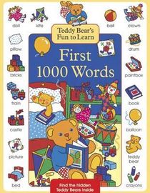 Teddy Bear's Fun to Learn First 1000 Words voorzijde