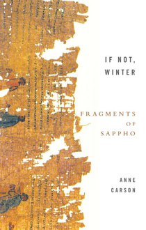 If Not, Winter: Fragments Of Sappho voorzijde