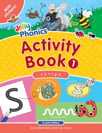 Jolly Phonics Activity Book 1: In Print Letters (American English Edition) voorzijde